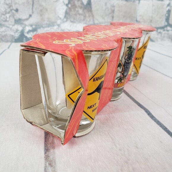 Australia Shot Glasses Set of 3 Souvenirs Koala - Picture 11 of 12